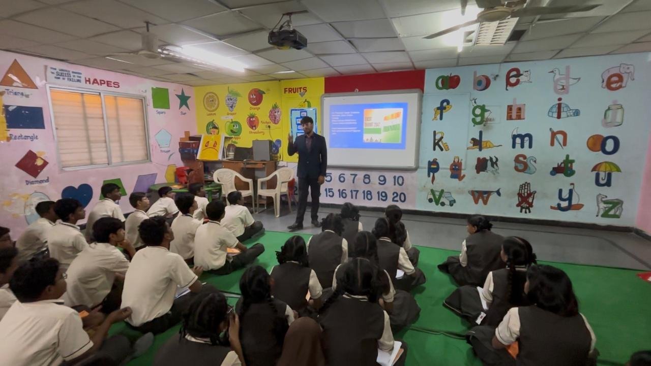 Interactive session with young learners